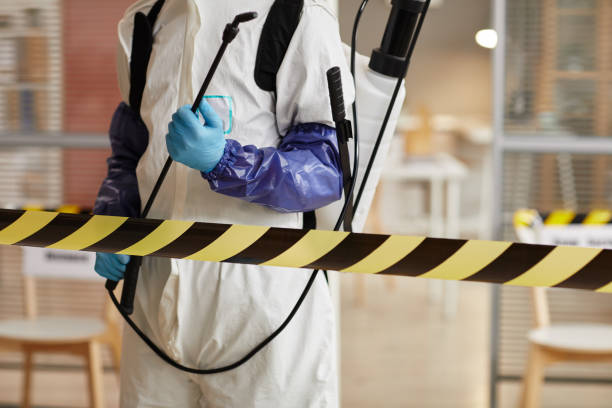 Professional Biohazard Cleanup technician working in Clayton, IN